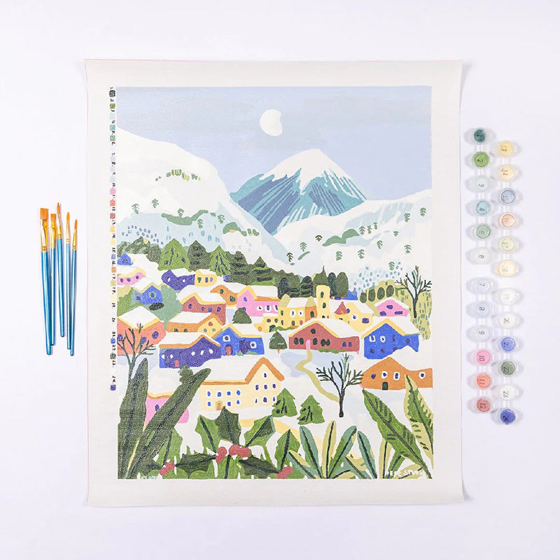 The Paint Anywhere Kit Snow Village Songbird Collection