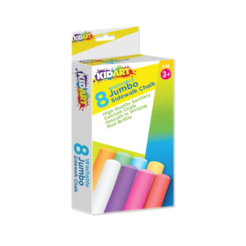KidArt - Chalk - Jumbo Colour Box - Set of 8