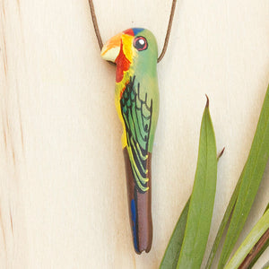 Swift Parrot Whistle Necklace