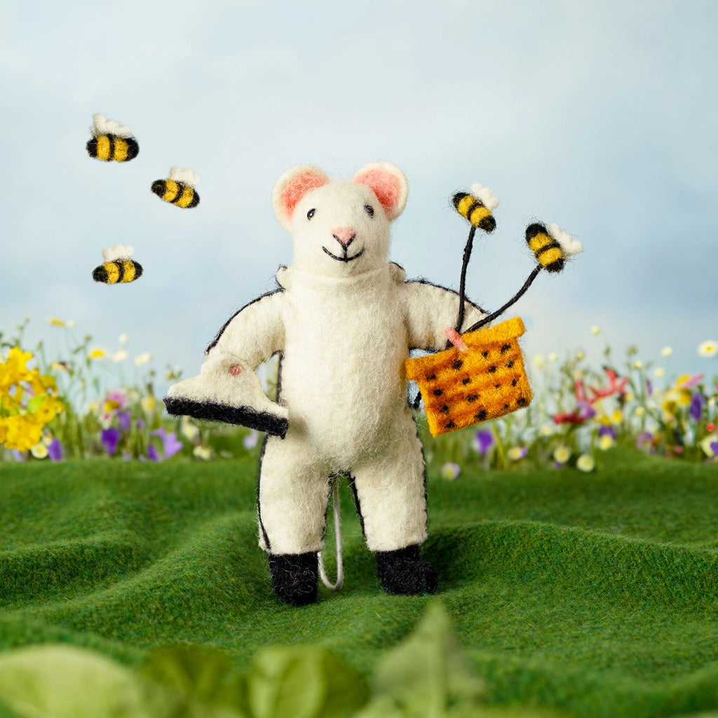 Felted Tiny Mouse - Beekeeping