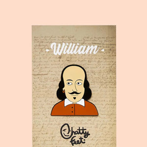 William Shakespeare Pin