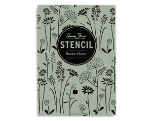 Annie Sloan Meadow Flowers Stencil (A3)