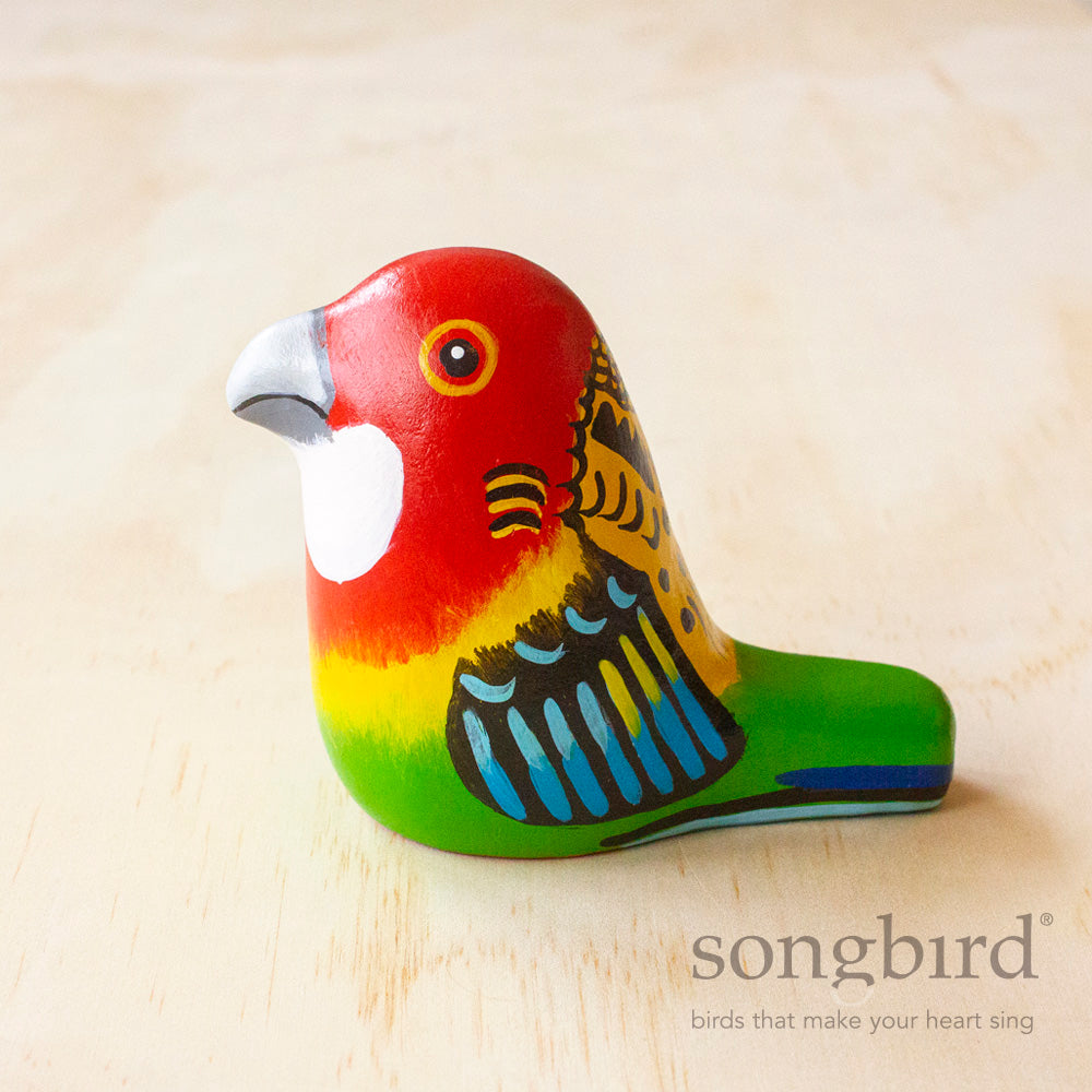 Eastern Rosella Paperweight Whistle