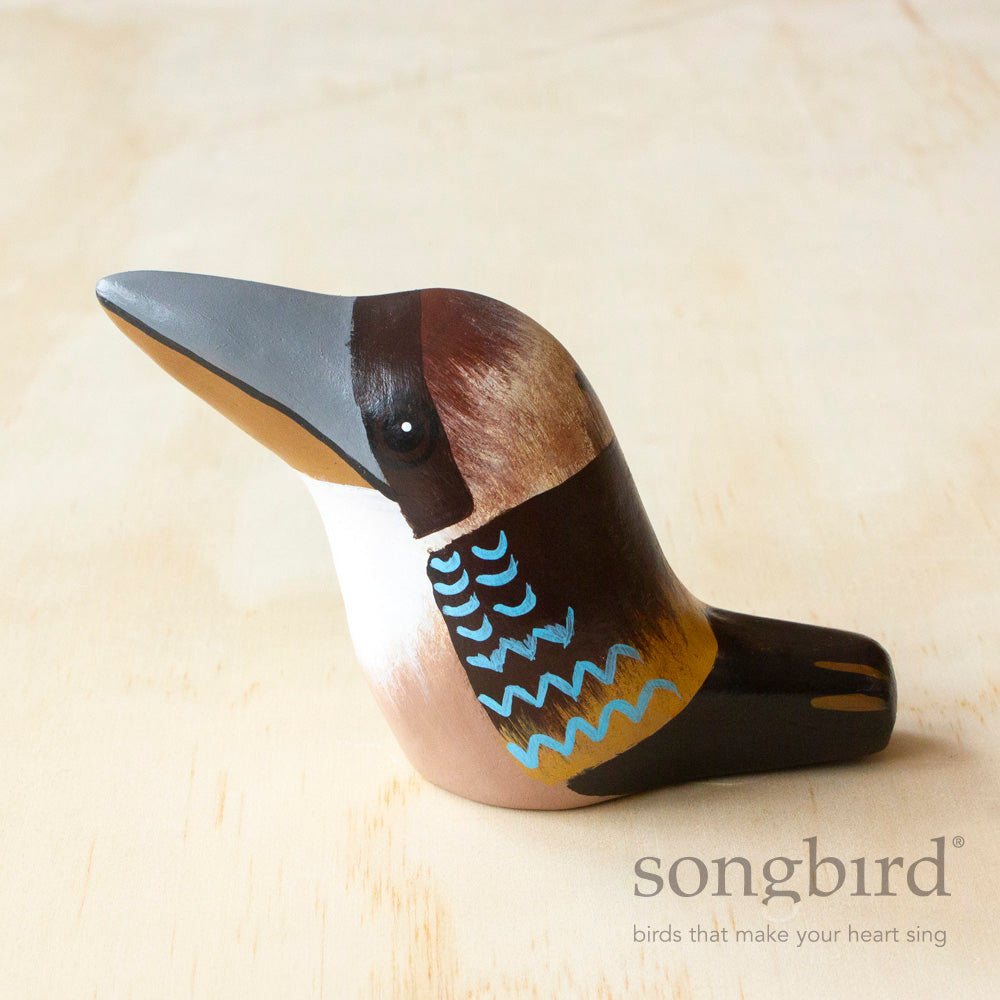 Laughing Kookaburra Paperweight Whistle