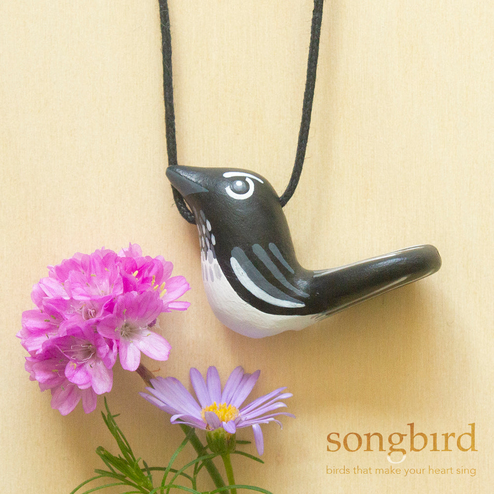 Willy Wagtail Whistle Necklace