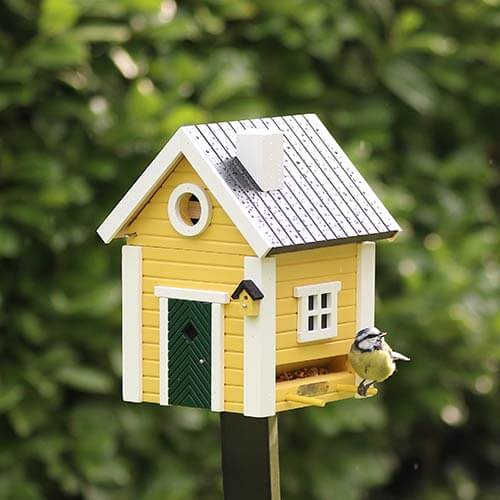 Multiholk Bird Cottage - Birdhouse & Feeder