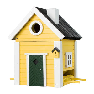Multiholk Bird Cottage - Birdhouse & Feeder