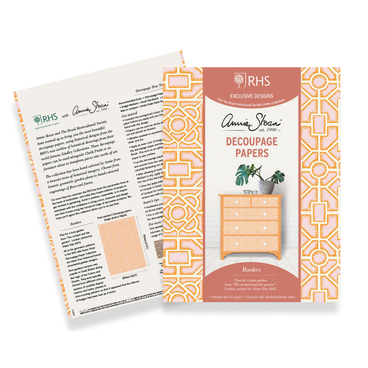 Annie Sloan® + RHS Decoupage Paper - Borders