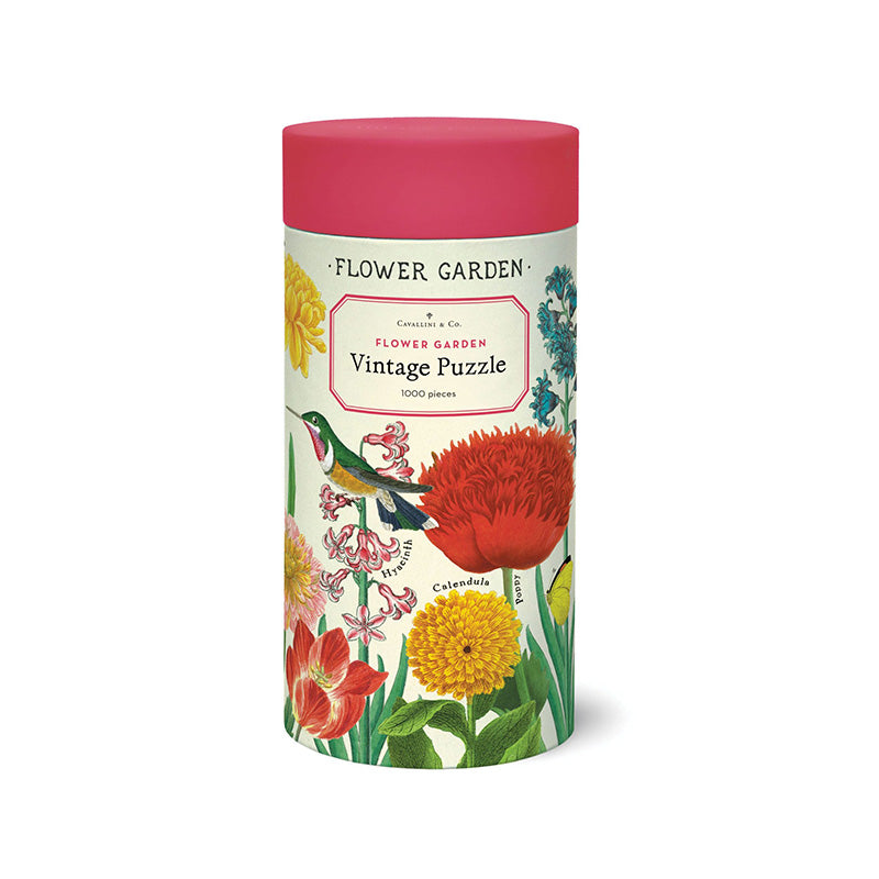 Cavallini Puzzle de 1000 pièces, fleurs pressées (PZL/PF Cavallini Puzzle de 1000 pièces, fleurs pressées (PZL/PF