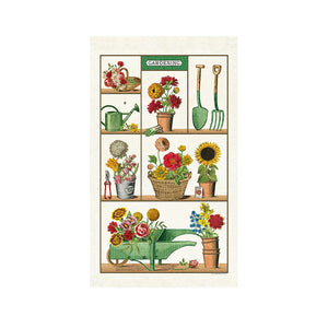 Cavallini & Co Tea Towel - Gardening