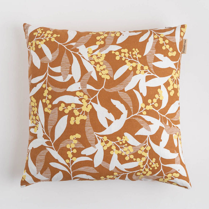 Cushion - Ginger Golden Wattle & Grass