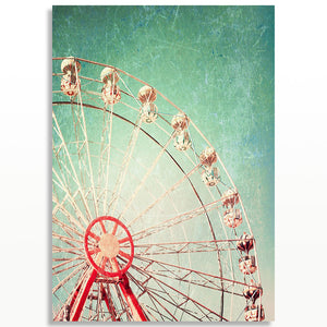 MINT Decoupage Paper - Ferris Wheel