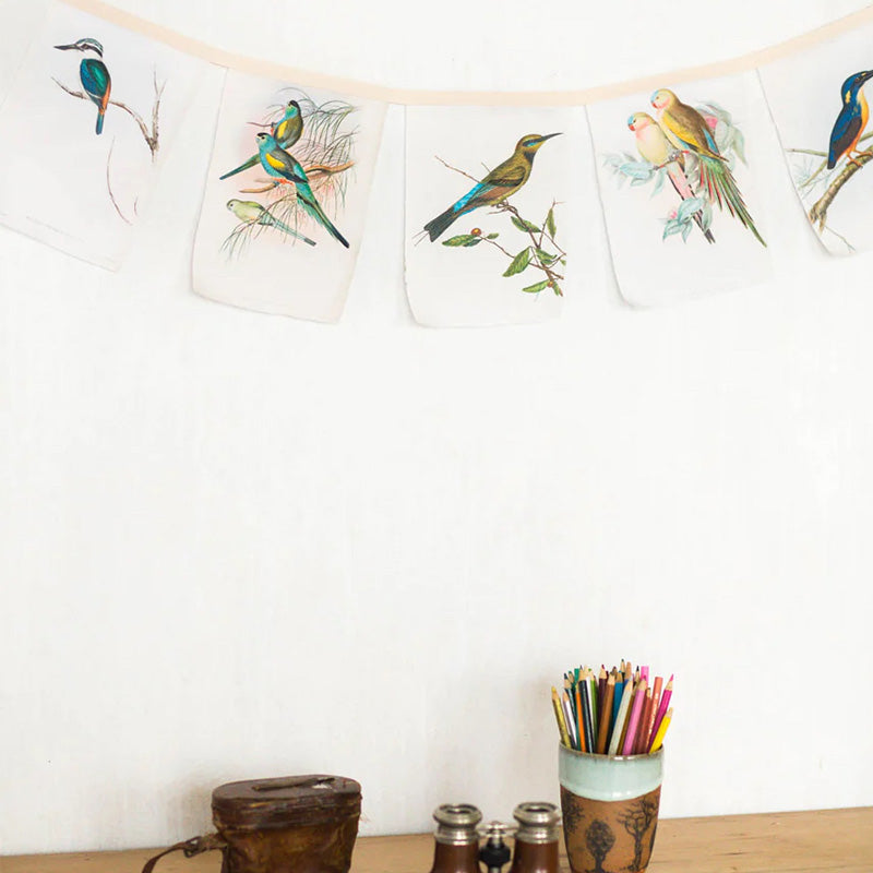 Lazybones Australian Birds Garland (organic cotton)