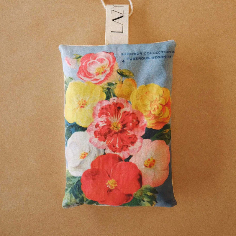 Lazybones Begonia - Lavender Scented Sachet