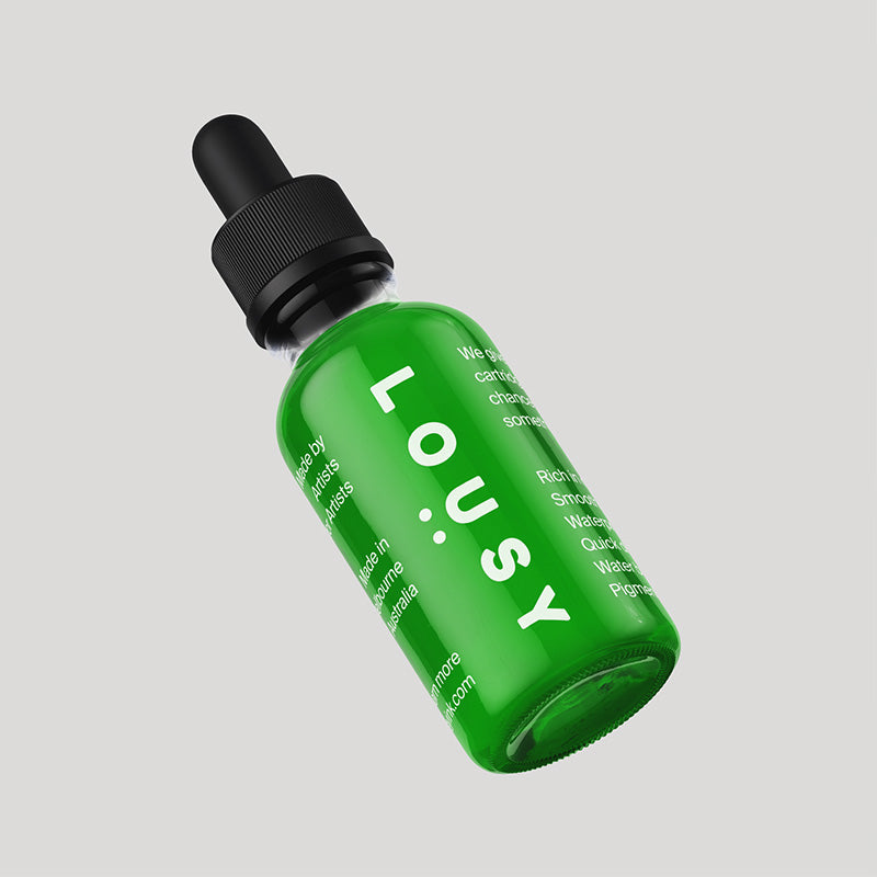 100% Recycled Artist Ink - Dodgy Green 30mL