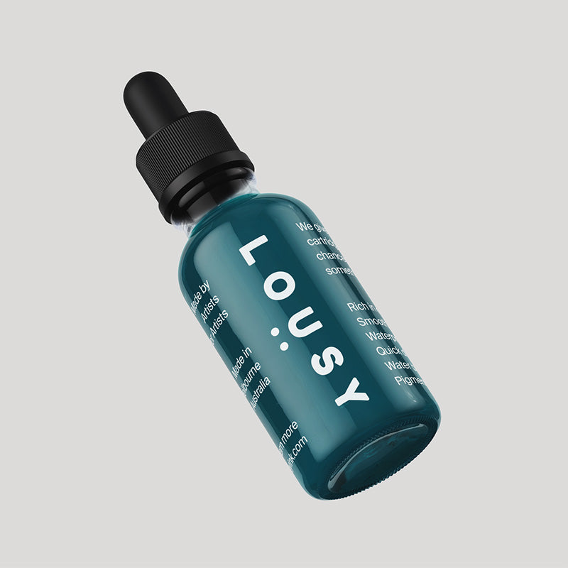 100% Recycled Artist Ink - Teal 30mL