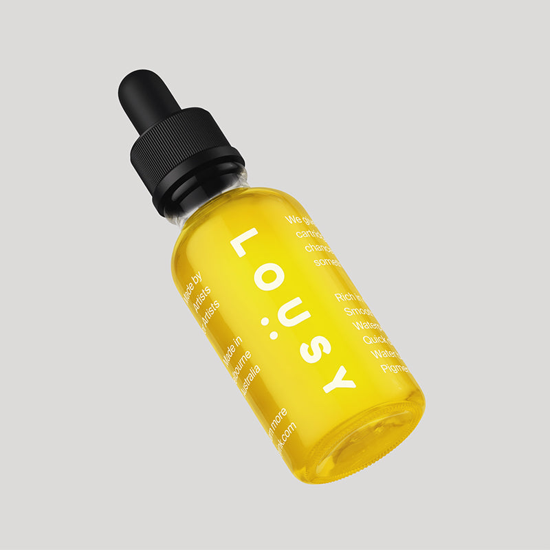 100% Recycled Artist Ink - Yellow 30mL 