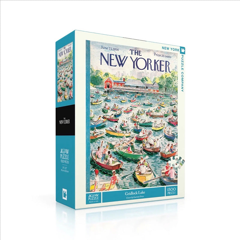 New York Puzzle Company Gridlock Lake 1,500 Pieces
