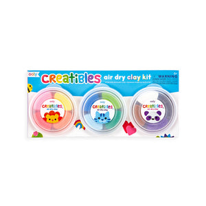 Ooly Dry Clay Creatibles DIY Kit - 12 Colours