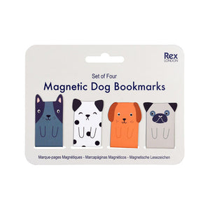 Magnetic Dog Bookmarks - Set of 4