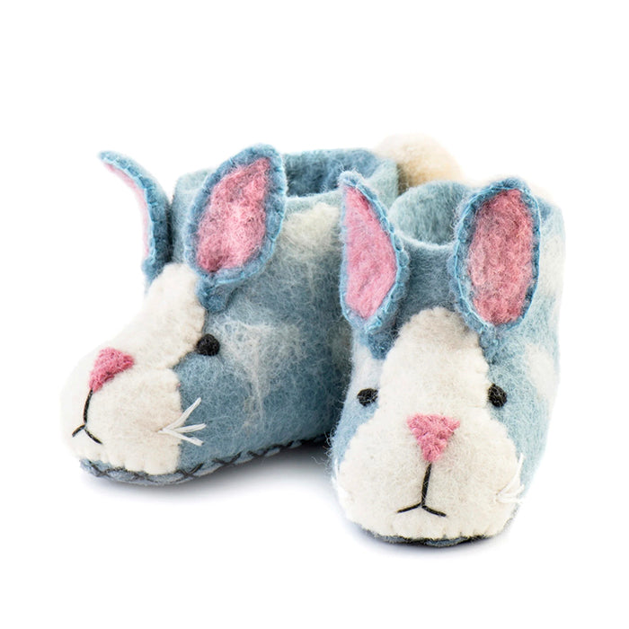 Rory Rabbit Felted Slippers