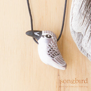 Spoon-Billed Sandpiper Whistle Necklace, Jewellery & Gifts for Bird Lovers, Songbird Collection