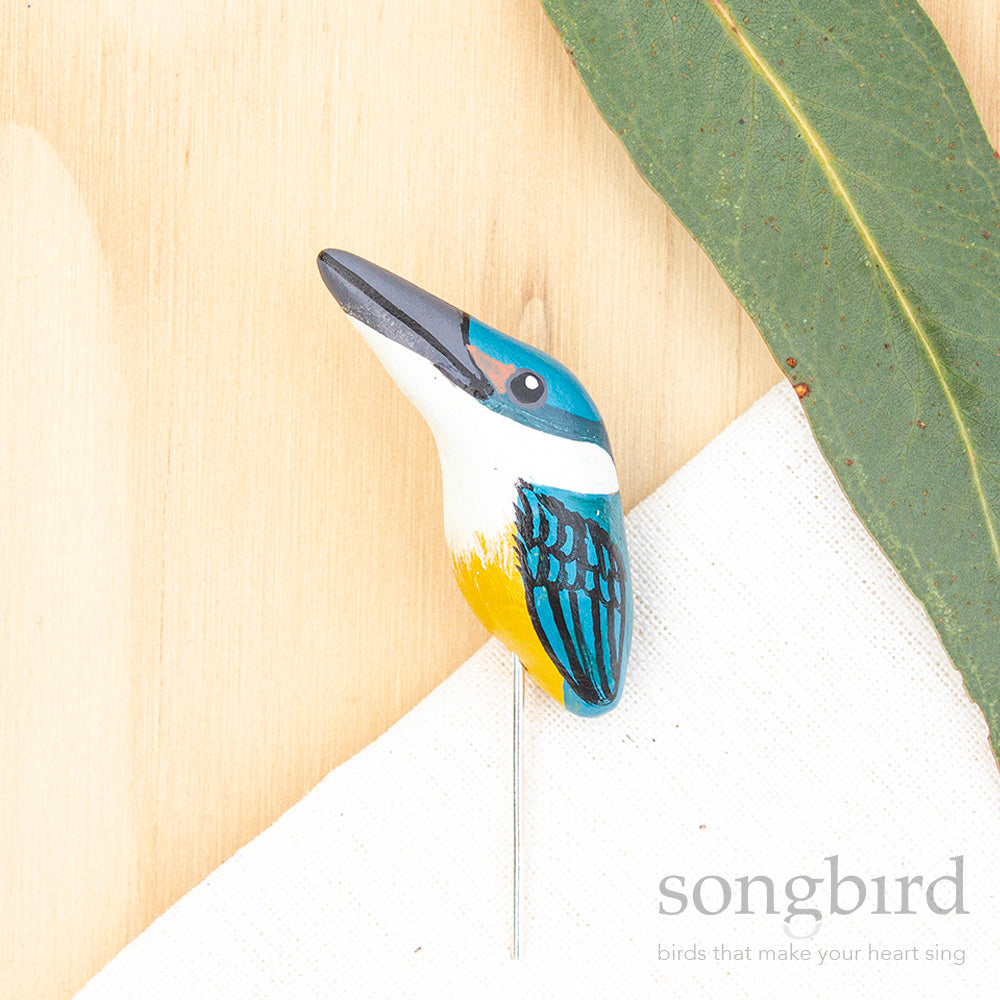 Sacred Kingfisher Lapel & Hat Pin