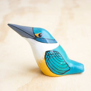 Sacred Kingfisher Paperweight Whistle - Handmade, Clay, Australian Birdlife, Gift, Souvenir