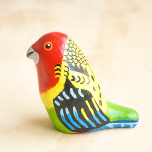Eastern Rosella Paperweight Whistle - Handmade, Clay, Australian Birdlife, Gift, Souvenir