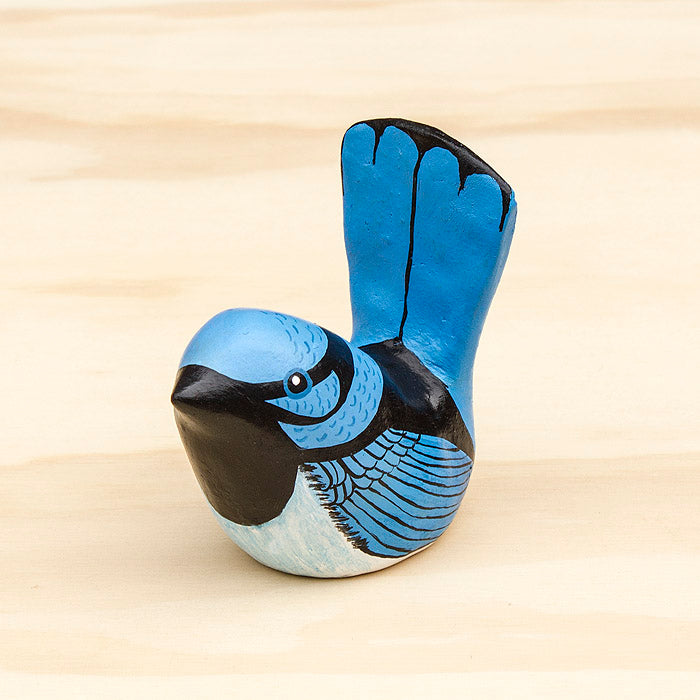 Superb Fairy Wren Paperweight Whistle , Australian Bird Gift Souvenir