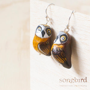 Boobook Owl Earrings