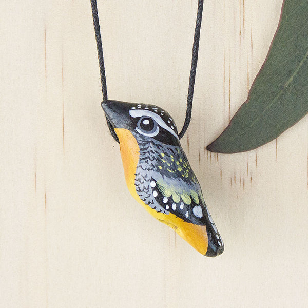 Spotted Pardalote Necklace | Australia | Songbird Collection Spotted Pardalote Necklace | Australia | Songbird Collection