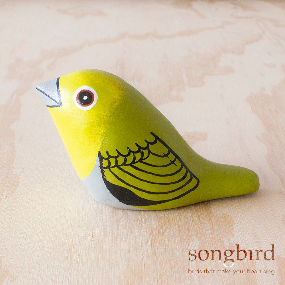 Silvereye Paperweight Whistle