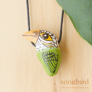 Lineated Barbet Whistle Necklace