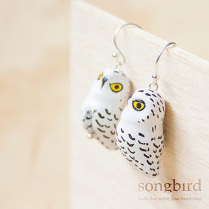 Snowy Owl Earrings