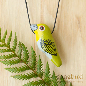 Tauhou Whistle Necklace, Jewellery & Gifts for Bird Lovers, Songbird Collection Global, New Zealand