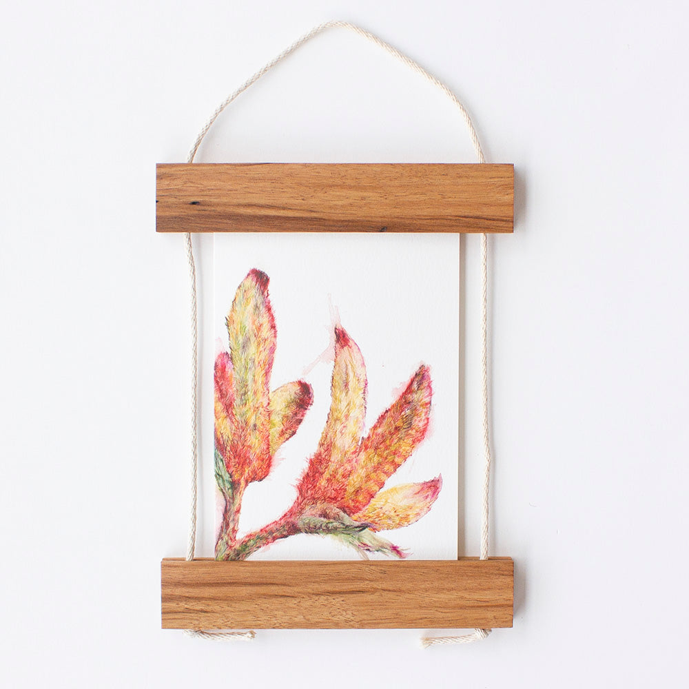 Reclaimed Hardwood Card Frame by Cornerblock Studio, Songbird Collection Australia
