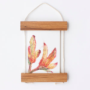 Reclaimed Hardwood Card Frame by Cornerblock Studio, Songbird Collection Australia