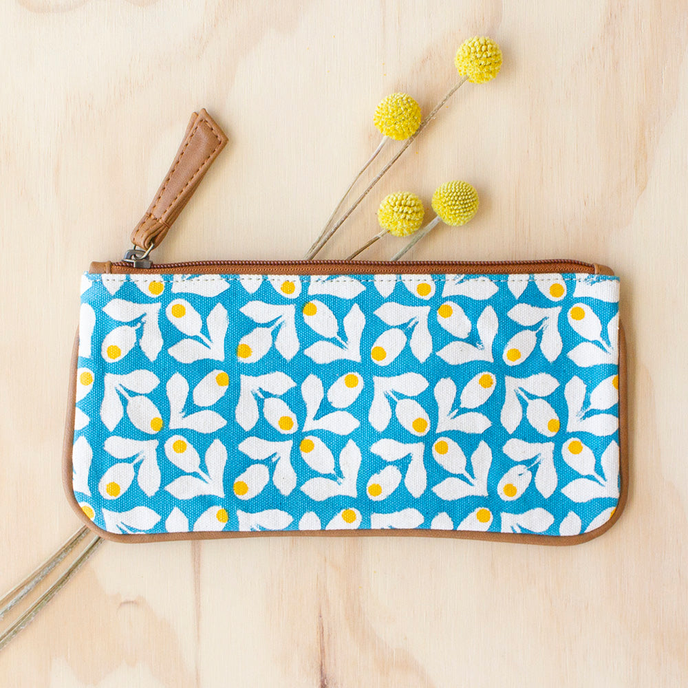 Blue Bloom Purse by JOYN, Jewellery & Gifts for Bird Lovers, Songbird Collection