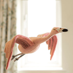 Flamingo Mobile by Sew Heart Felt, Unique Jewellery & Gifts for Bird Lovers, Songbird Collection Australia