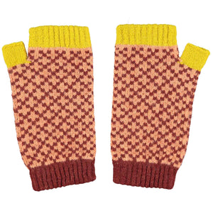 Fingerless Lambswool Wrist Warmers