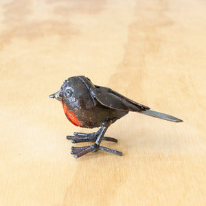Metal Garden Bird - Red Robin