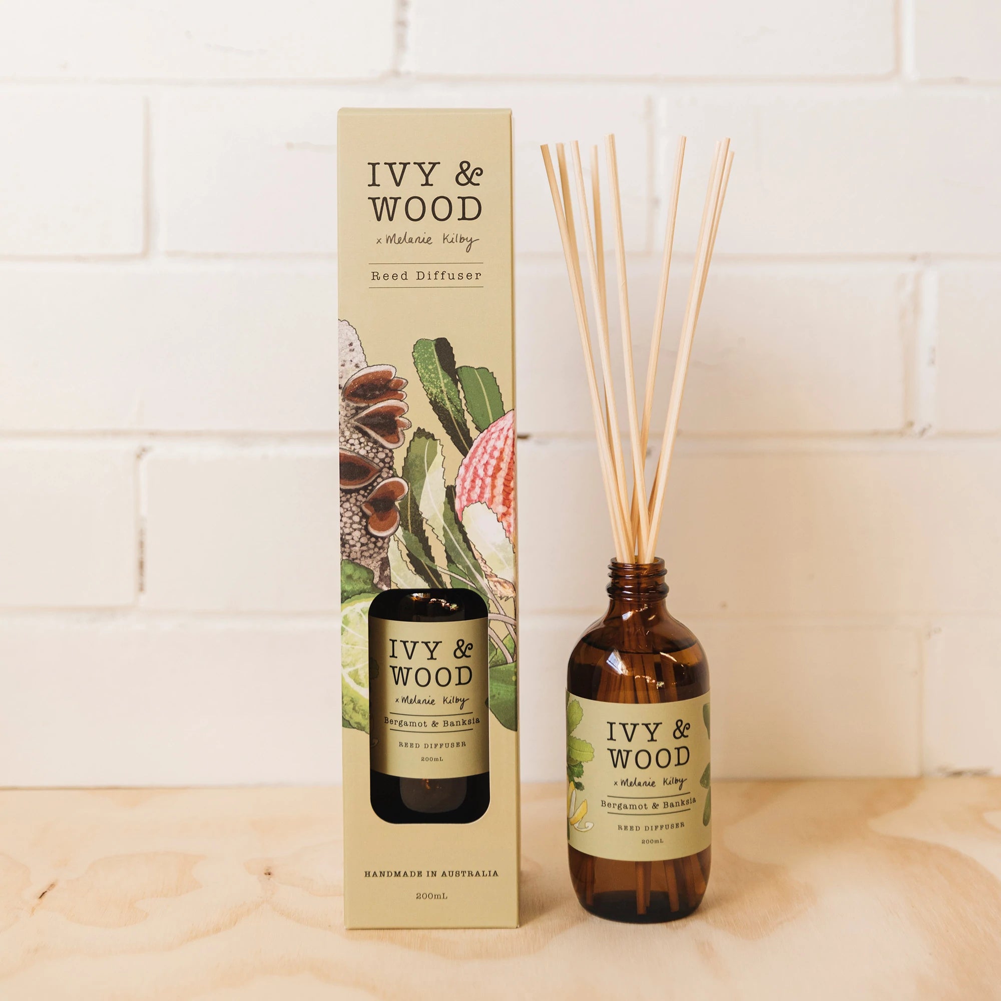 Ivy & Wood Reed Diffuser - Bergamot & Banksia