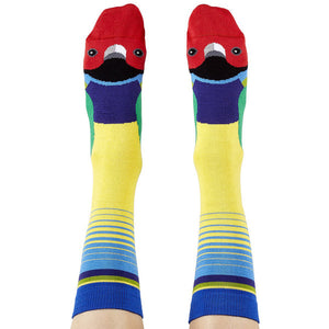 Gouldian Finch Socks, Designed and Made in Australia, Gifts for Bird Lovers, Songbird Collection